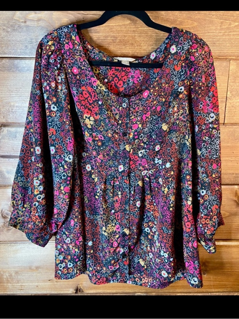 White Stag Multicolor Floral Blouse